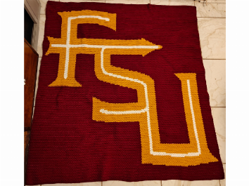 This FSU blanket was a Christmas gift I made for some family members