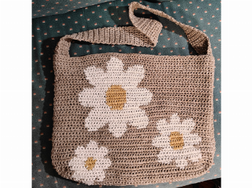 This daisy bag is one I made for myself and I love it